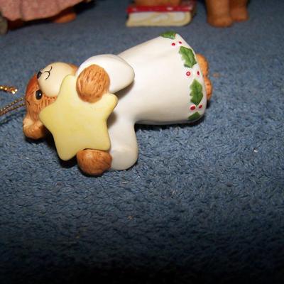 LOT 51 ADORABLE COLLECTABLE LUCY & ME BEARS--DOLL/2 SLED/ANGEL