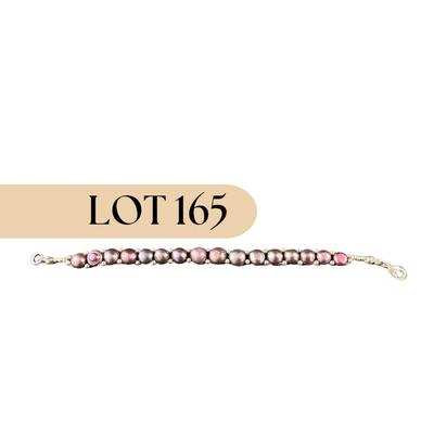 -165- BRACELET | Purple Pearl Handmade Bracelet