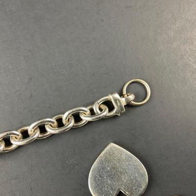 -166- BRACELET | Sterling Silver Heart Bracelets