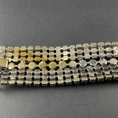 -167- BRACELET | Blue Rhinestone Colored Bracelet