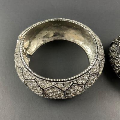 -172- COSTUME JEWELRY | Miscellaneous Rhinestone Bracelets