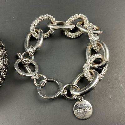 -172- COSTUME JEWELRY | Miscellaneous Rhinestone Bracelets