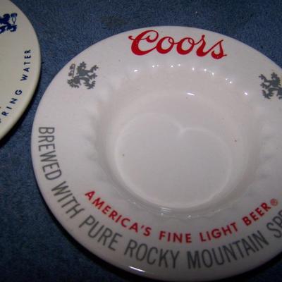 LOT 56 VINTAGE ADVERTISING--LANE/COORS--THERMOMETER/PICTURE