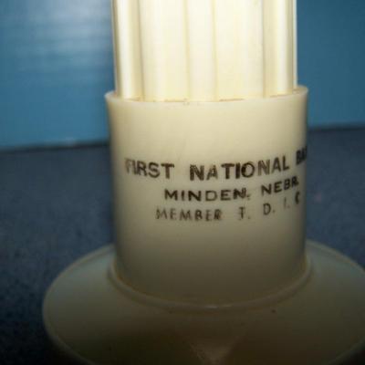 LOT 57 GREAT VINTAGE ADVERTISING--KEEN KUTTER/KENDALL/BAKER CHOCOLATE/GREELEY-SHADY BROOK DAIRY/NE TOOTHPICK HOLDER