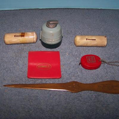 LOT 60 SPECIAL VINTAGE ADVERTISING ITEMS GE/FIRESTONE-SEWING KITS WYNNE