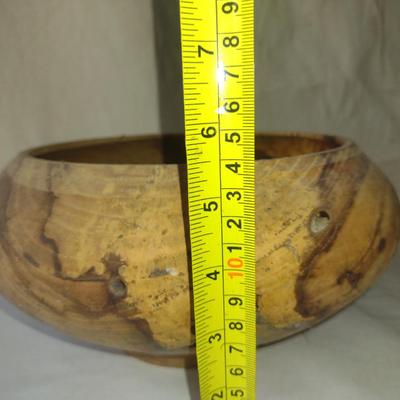 Set of Three Turned Wooden Bowls