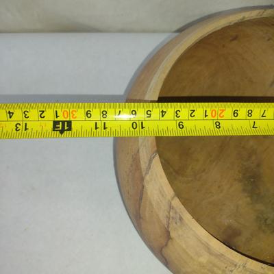 Set of Three Turned Wooden Bowls