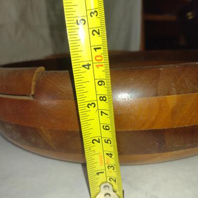 Set of Three Turned Wooden Bowls