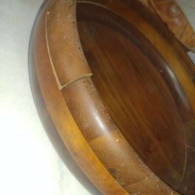 Set of Three Turned Wooden Bowls