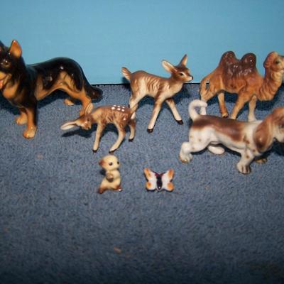 LOT 67 GREAT MID CENTURY BONE CHINA MINI CRITTERS