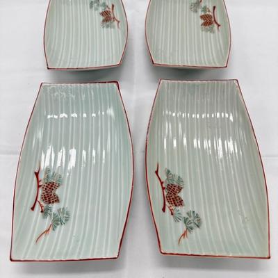 Four Sushi Dishes-local pickup and shipping available