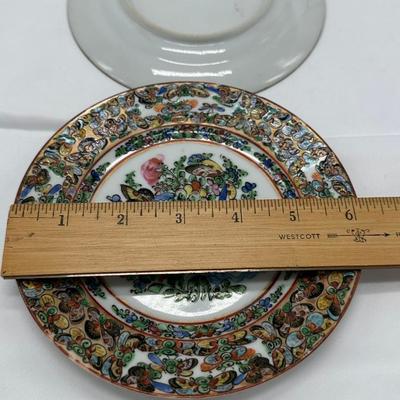 Chinese Famille Rose Plates 6"- Set 2 local pickup and shipping available