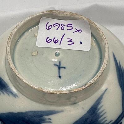 Chinese style vintage porcelain blue and white bowl-local pickup and shipping available