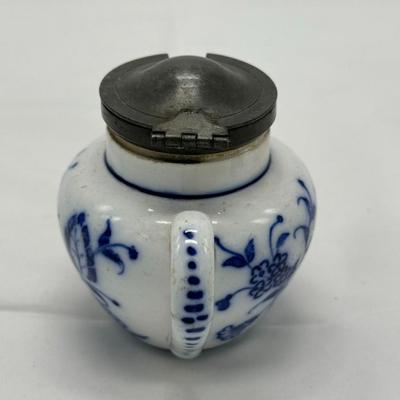 Small Vintage Porcelain Jar-local pickup and shipping available