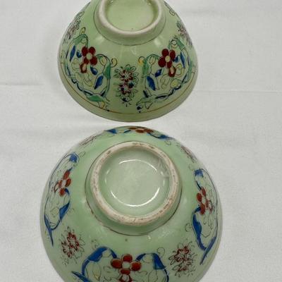 Pair of Chinese vintage rise bowls-local pickup and shipping available