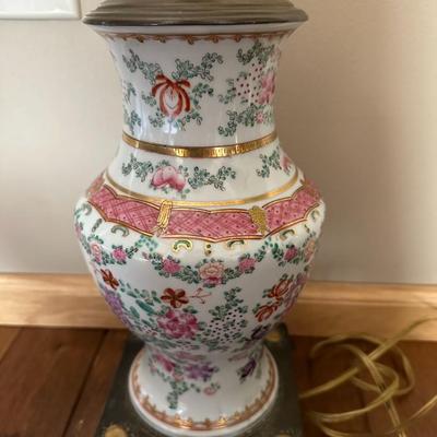 Chinese Export Porcelain Lamp-local pickup and shipping available