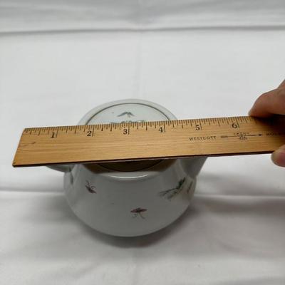 Chinese Vintage Porcelain Famille Verte Figure Teapot-local pickup and shipping available