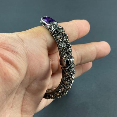 -177- SILVER | ESPO Sig 925 Bracelet With Stones | Marked