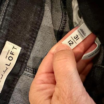3 PAIRS OF LOFT JEANS SIZE 12