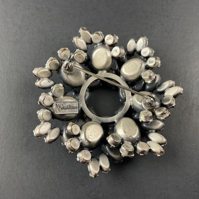 -186- VENDOME | Blue Colored Brooch | Marked