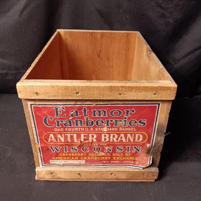 WOODEN FRUIT CRATE