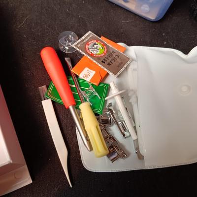 SEWING NOTIONS, SHARK EURO PRO X SEWING BOX AND MORE