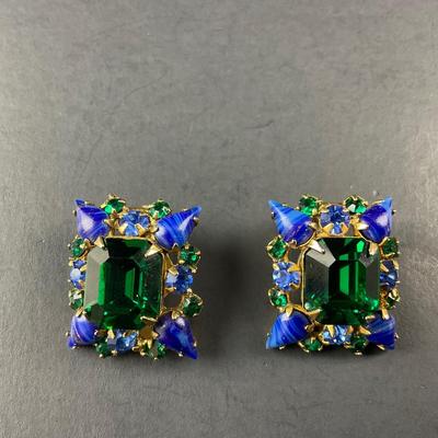 -192- ROBERT | Fashioncraft By Robert Levy Clip Earrings