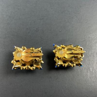 -192- ROBERT | Fashioncraft By Robert Levy Clip Earrings