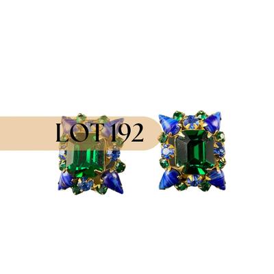 -192- ROBERT | Fashioncraft By Robert Levy Clip Earrings