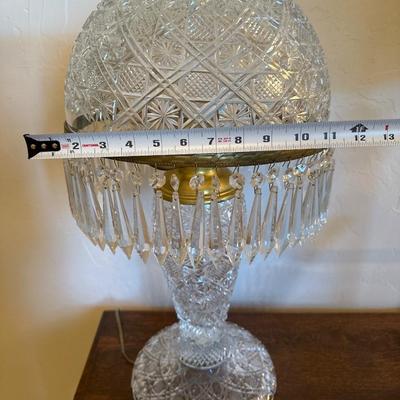 Beautiful Austrian Cut Crystal Lamp