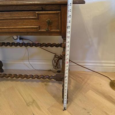 Entry Table with Barley Twist Legs