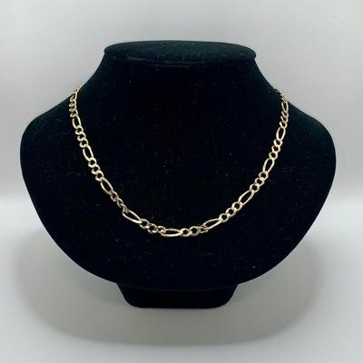 Figaro 10K Gold Chain - 20”