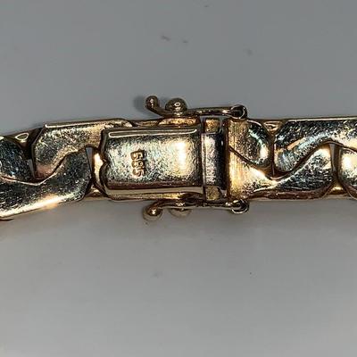 8” Gold “Snake” ID Bracelet - 14K