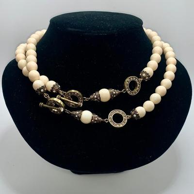 Heidi Daus Convertible Necklace - Single to Multi Strand with or without pendant