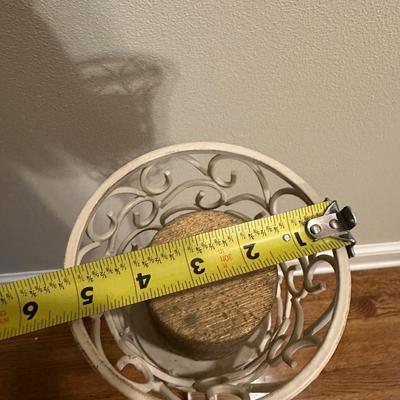 35” Tall Iron Candle Holder