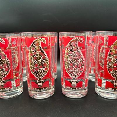 Vintage Drinking Glasses - Set of (8)