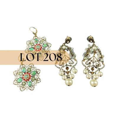 -208- COSTUME JEWELRY | Miscellaneous Earrings