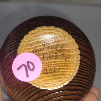 Turned Wooden Vase by Bobby Phillips- Ash (#70).