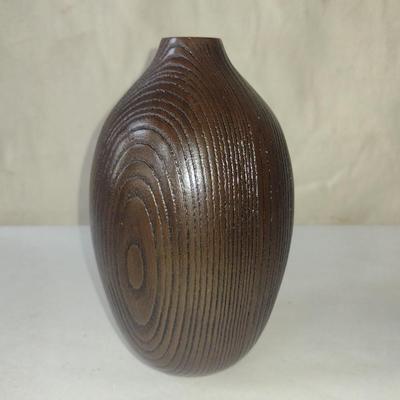 Turned Wooden Vase by Bobby Phillips- Ash (#70).