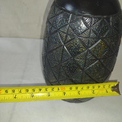 Turned Wooden Vase by Bobby Phillips-Box Elder and Ebony (#71).