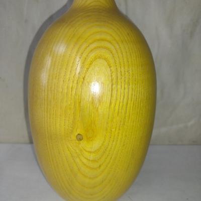 Turned Wooden Vase by Bobby Phillips- Ash (#72).
