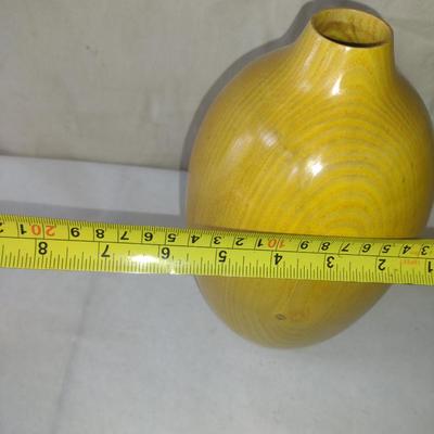 Turned Wooden Vase by Bobby Phillips- Ash (#72).