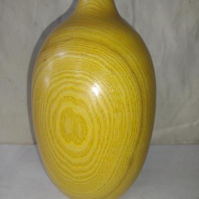 Turned Wooden Vase by Bobby Phillips- Ash (#72).
