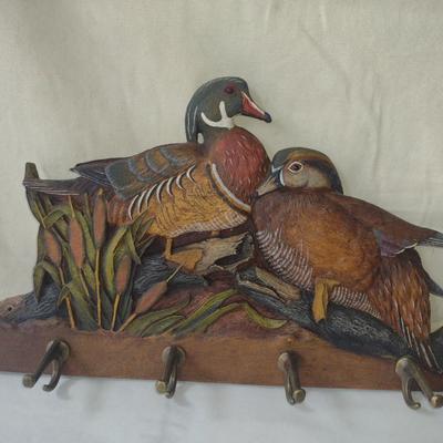 Big Sky Carvers Duck Design Composite Coat/Hat Hanger Rack