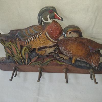 Big Sky Carvers Duck Design Composite Coat/Hat Hanger Rack