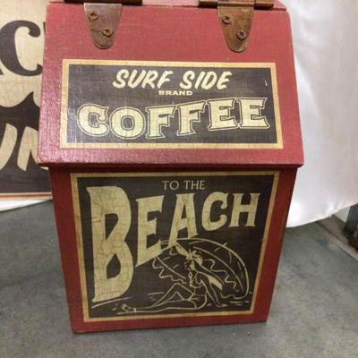 Wood Set Of Four Covered Box Canister