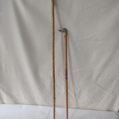 Pair of Wooden Walking Sticks