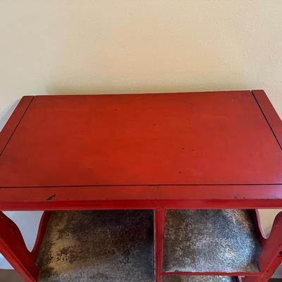 Chinese Display Shelf with Cabinet and Two Drawers