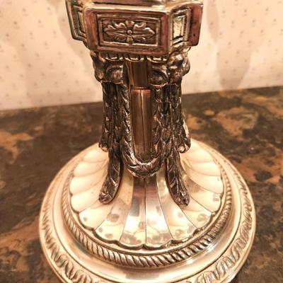 Lot #139 Electroplate Nickel Silver candelabra