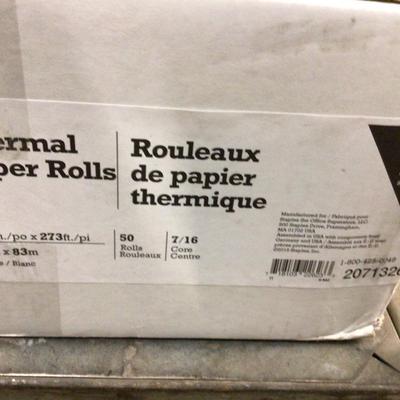 Box of 50 Thermal Roles of Receipt Paper